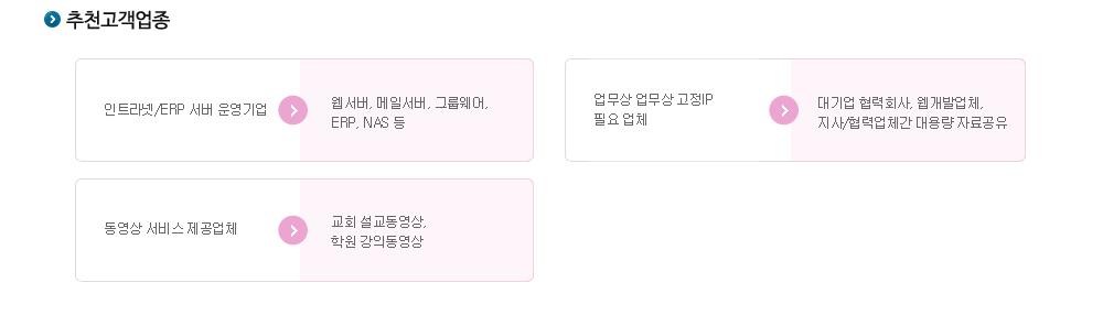 고정IP 상세설명