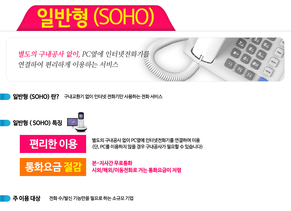 기업인터넷전화 일반형 소호