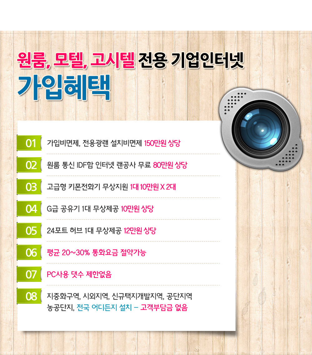 기업인터넷 추천고객업종